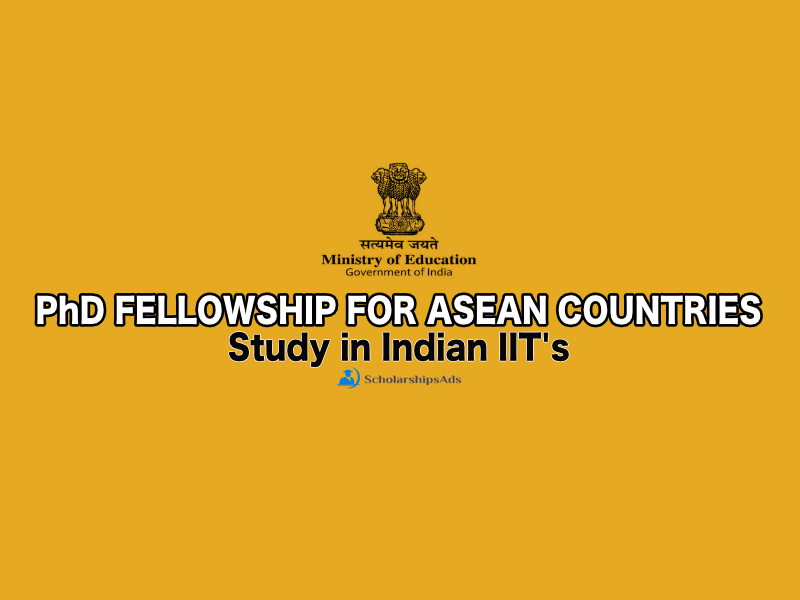 Government of India Fully Funded PhD fellowships for ASEAN 2023