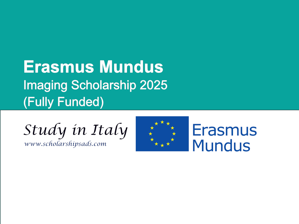 Erasmus Mundus Italy Imaging Scholarship 2025 (Fully Funded)