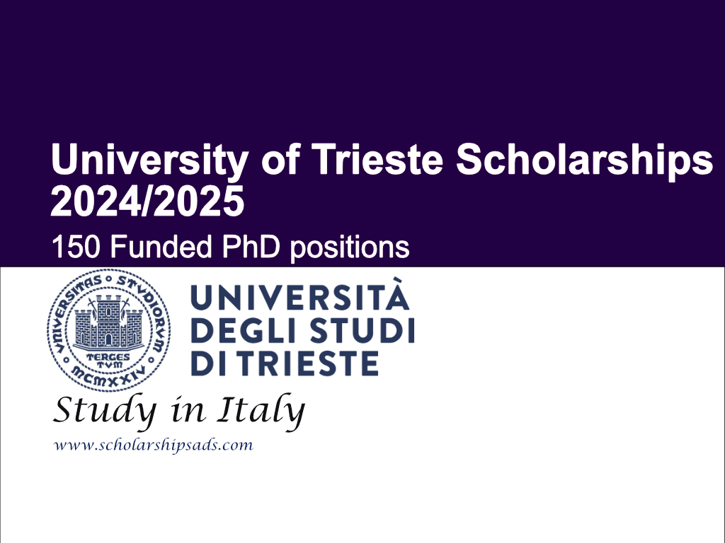 University of Trieste Scholarships.