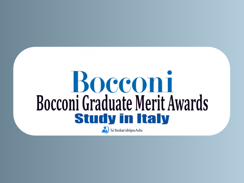  Graduate Merit Awards 2022 - Bocconi University, Italy 