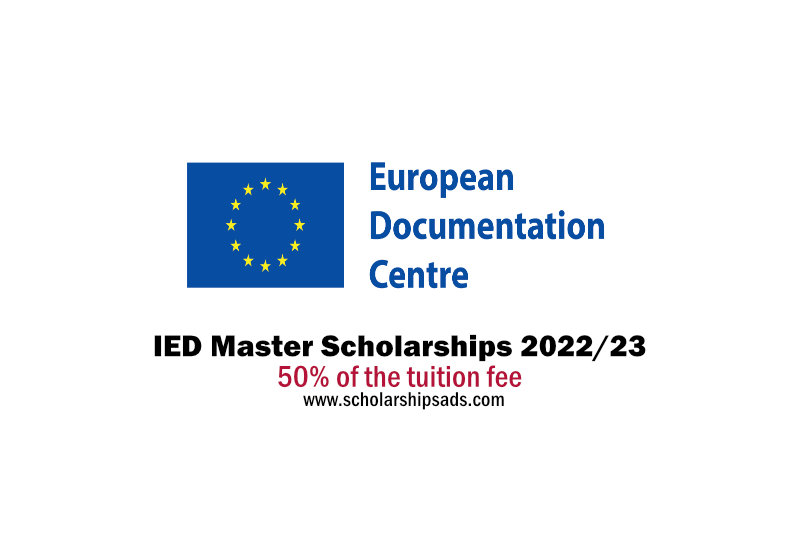 IED Istituto Europeo di Design in Milan Italy Master Scholarships 2022/23
