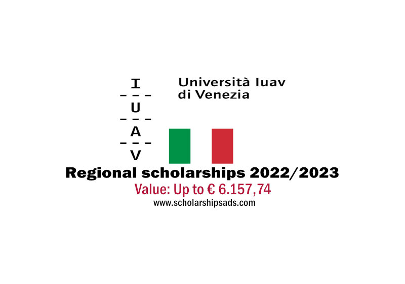  Italy Regional Scholarships. 