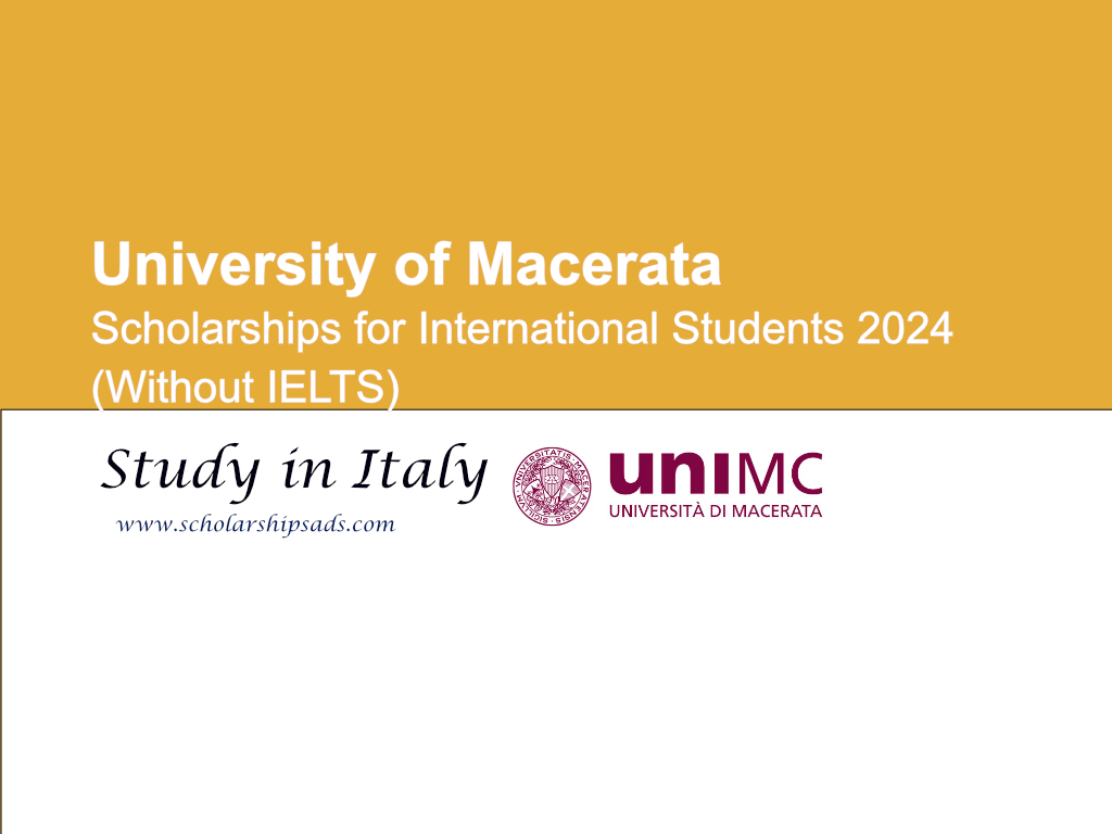  University of Macerata Scholarships. 