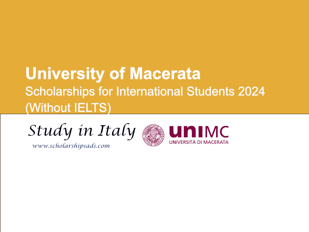 University of Macerata Scholarships.