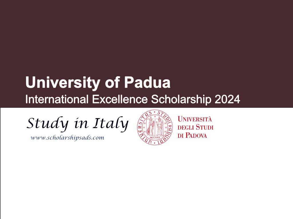  University of Padua Italy International Scholarships. 