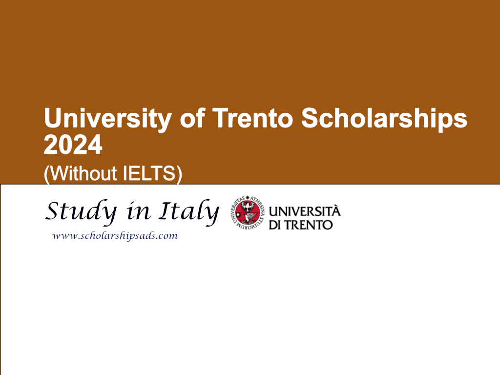  University of Trento Scholarships. 