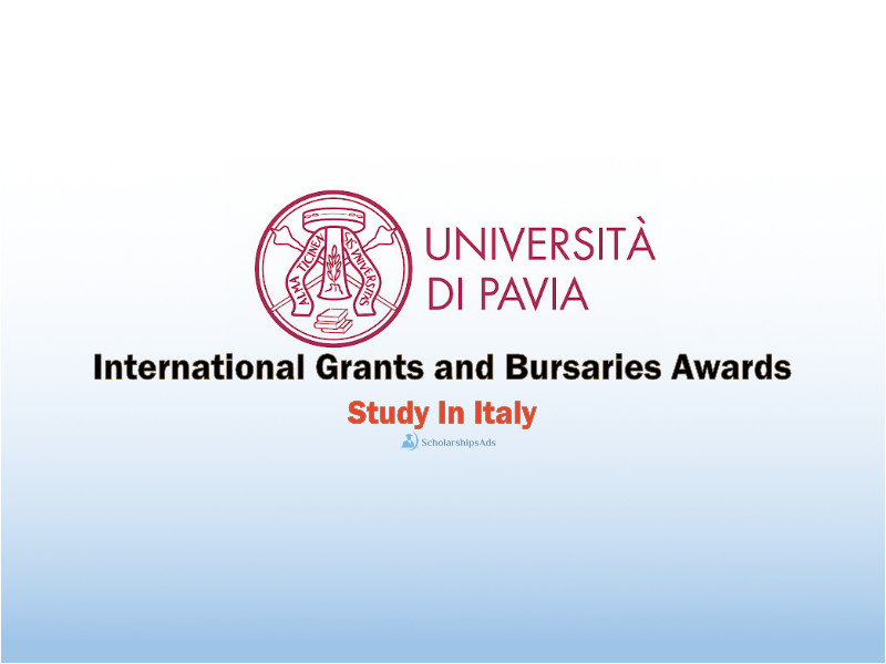 University of Pavia International Grants and Bursaries, Italy 2021-22
