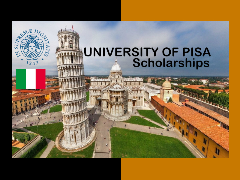  University of PISA Italy DSU Scholarships. 