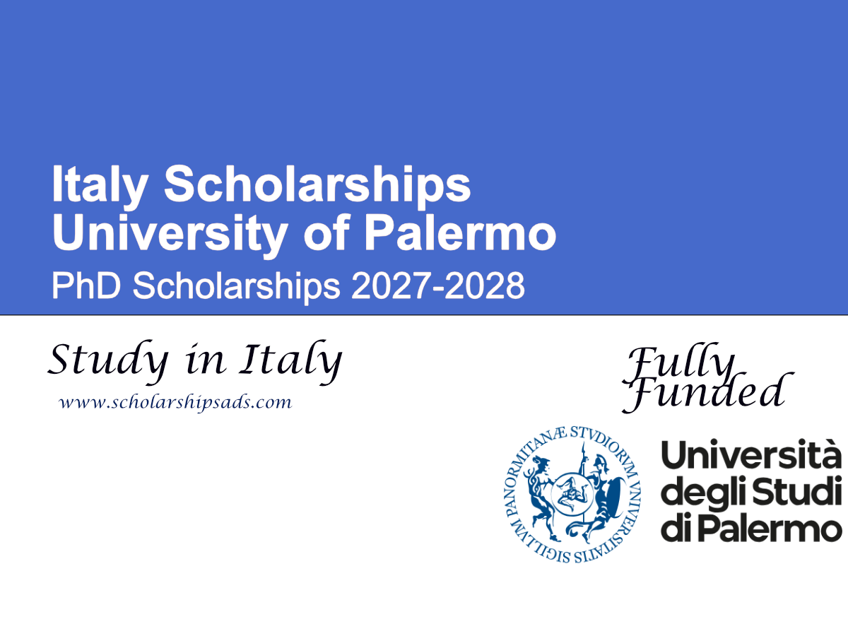 University of Palermo PhD Scholarships 2027-2028, Italy (Fully Funded)