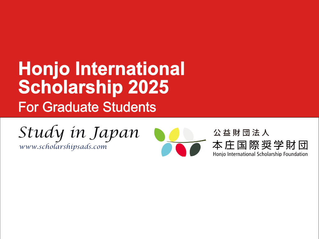 Honjo International Scholarship 2025 Japan for Graduate Students
