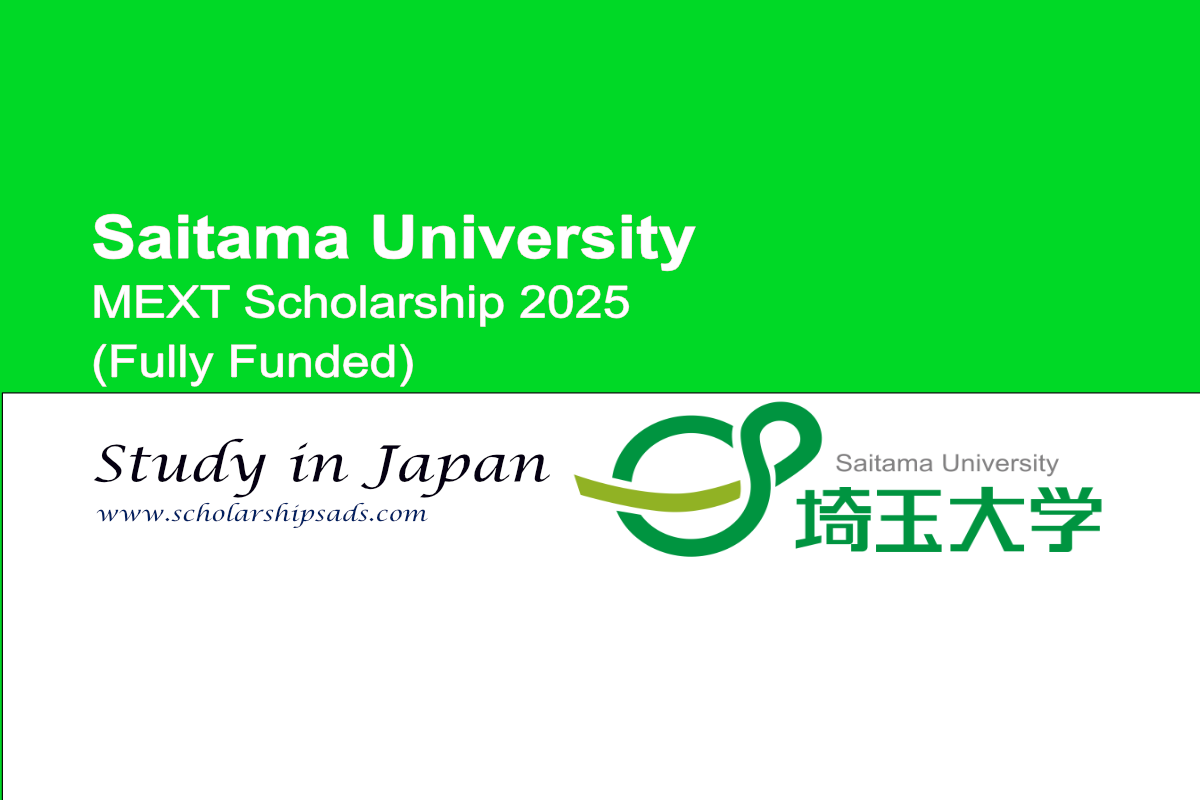Saitama University Japan MEXT Scholarship 2025 (Fully Funded)