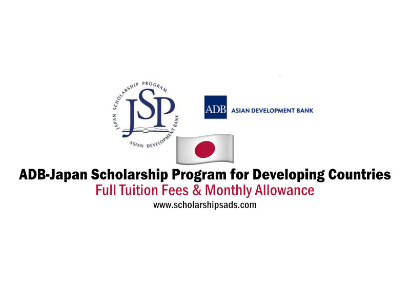 ADB-Japan Scholarship Program for Developing Countries in Asia & Pacific 2022-23