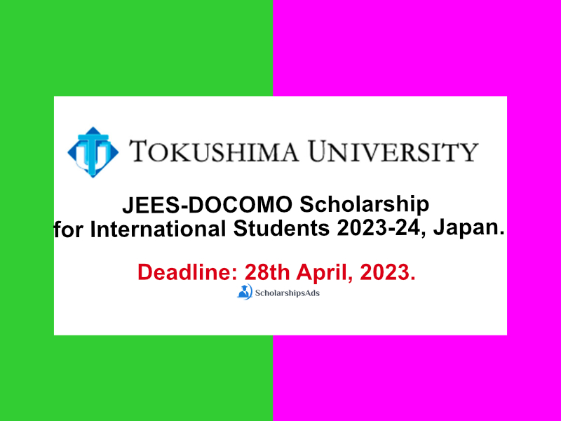 JEES-DOCOMO Scholarship for International Students 2023-24, Japan.