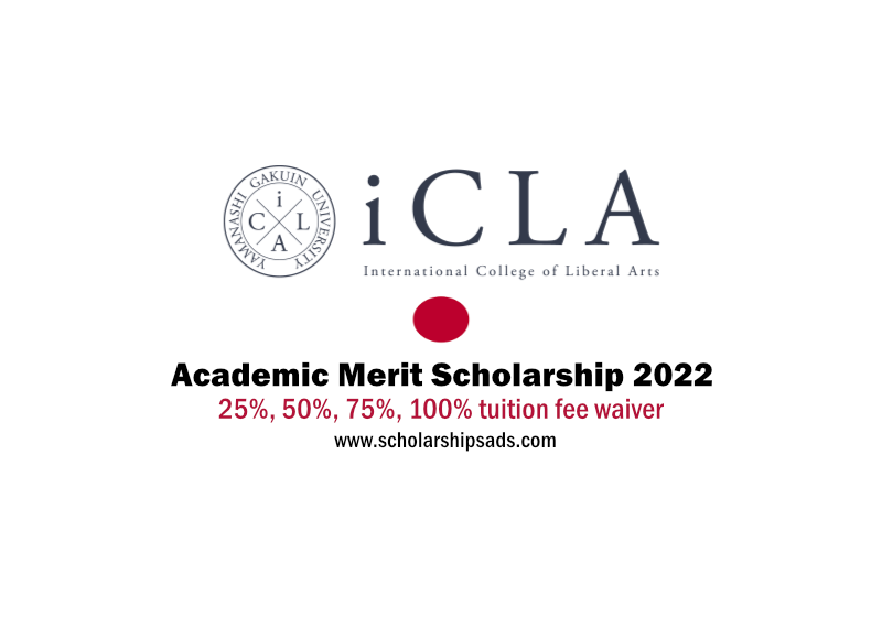 International College of Liberal Arts at Yamanashi Gakuin University Japan Academic Merit Scholarship 2022/2023