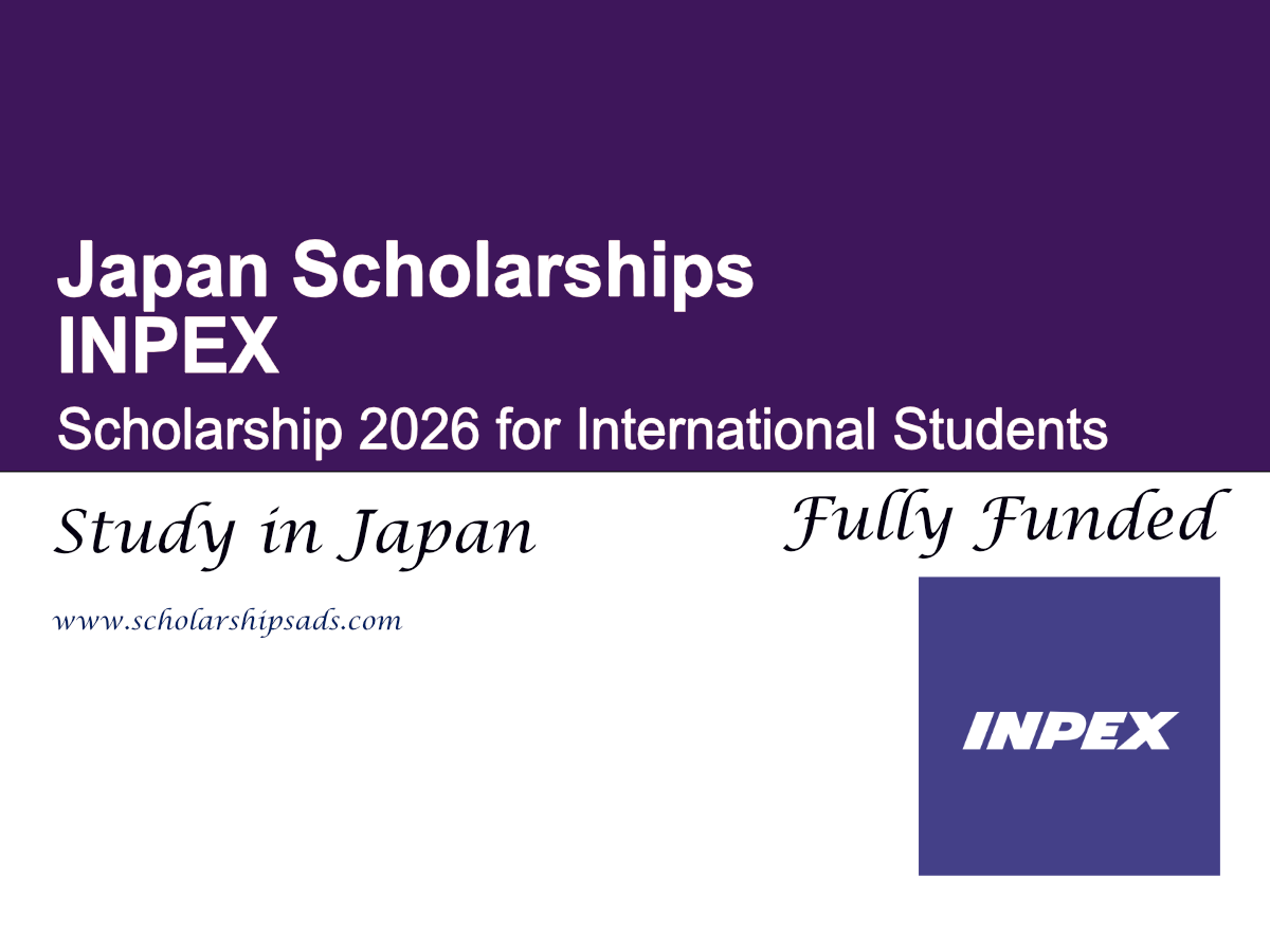INPEX Japan Scholarship 2026 (Fully Funded)