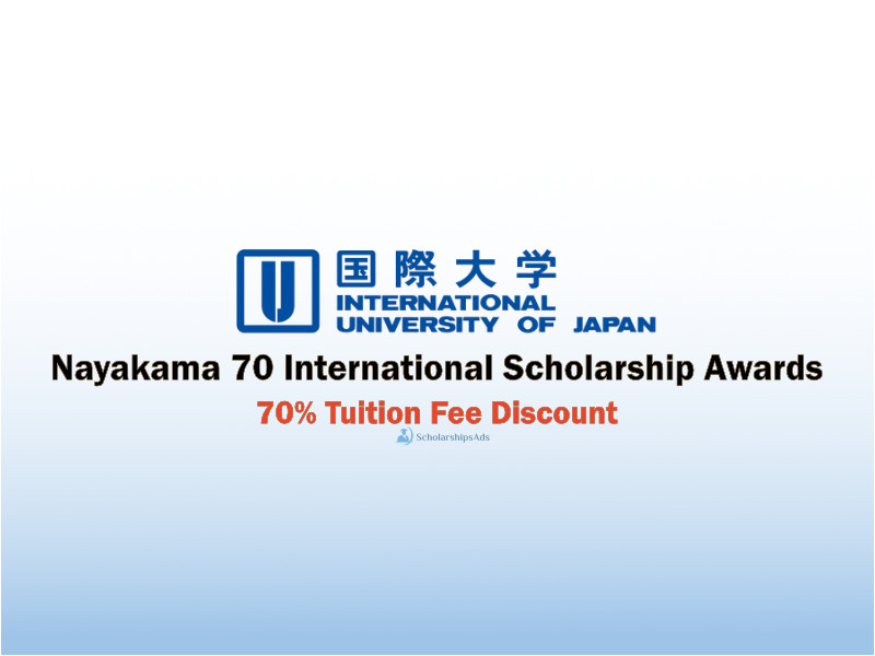 Nayakama 70 International Scholarships.