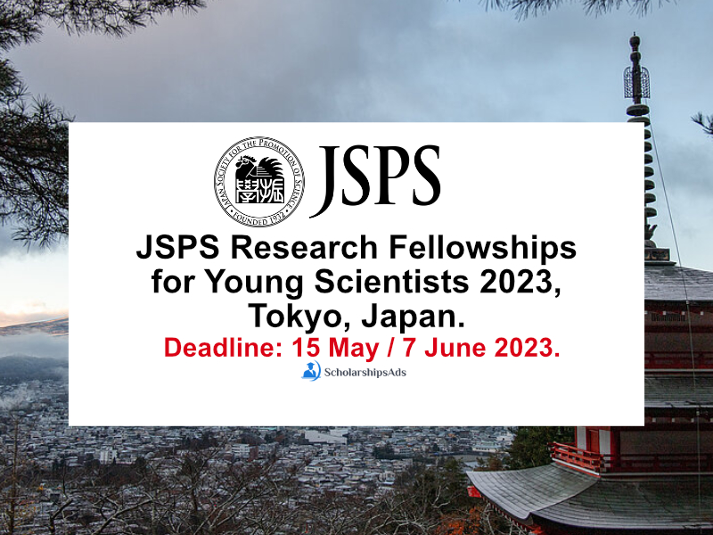  JSPS Research Fellowships for Young Scientists 2023, Tokyo, Japan. 