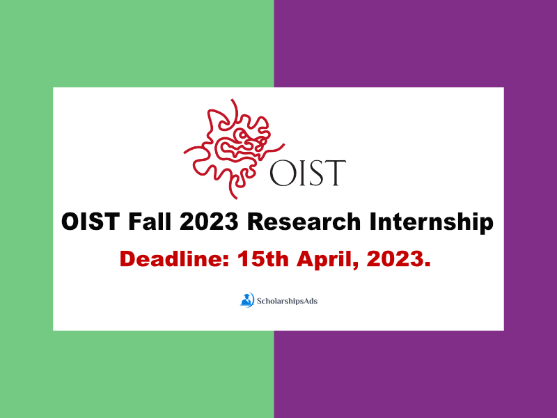  OIST Fall 2023 Research Internship 