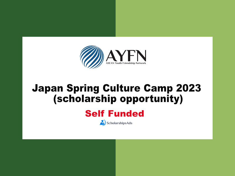 Japan Spring Culture Camp 2023 (Scholarships.