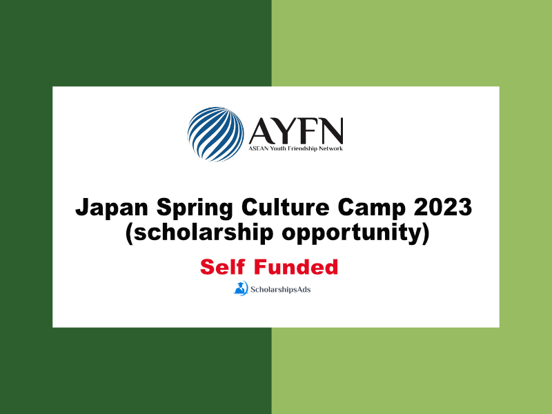 Japan Spring Culture Camp 2023 (scholarship opportunity)