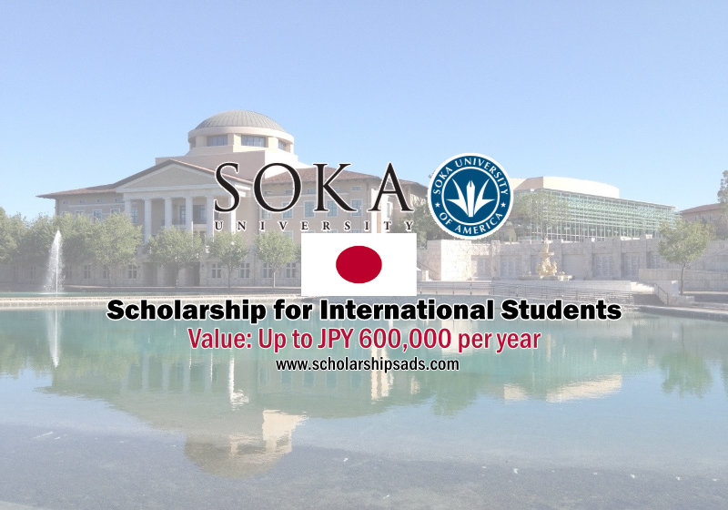 Japan Scholarship 2023 at Soka University Hachioji