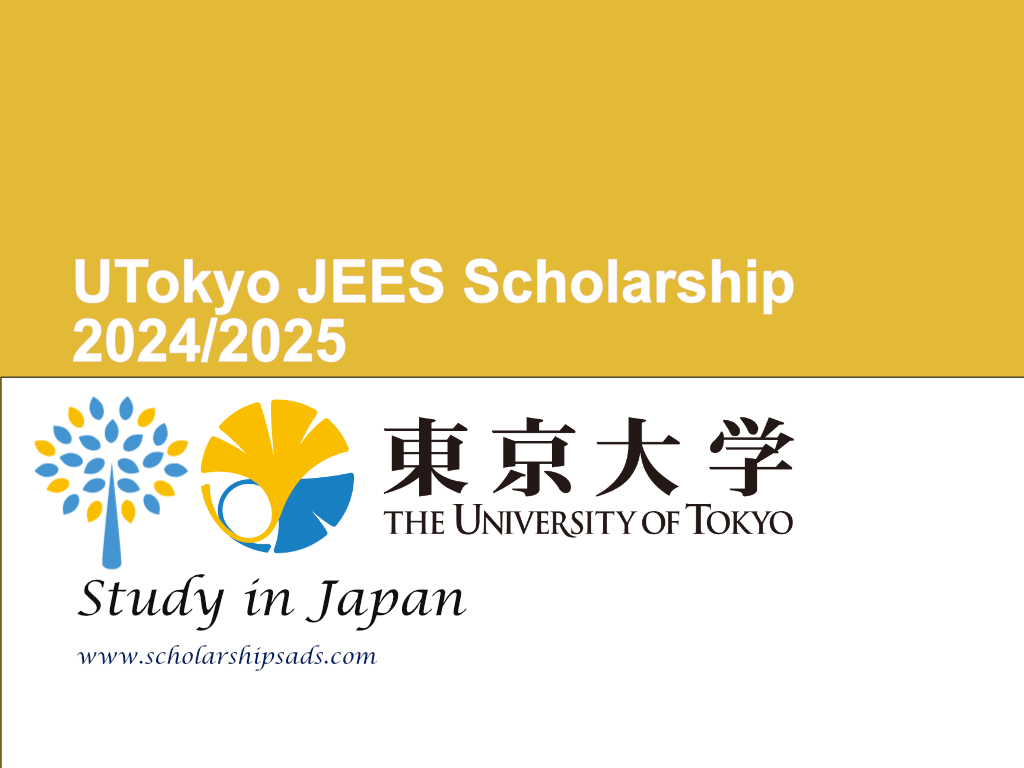 University of Tokyo JEES Scholarship 2024/2025 in Japan