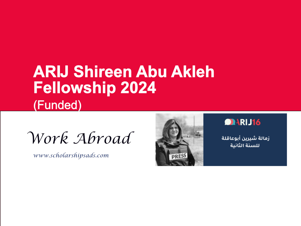 ARIJ Shireen Abu Akleh Fellowship 2024, Jordan.