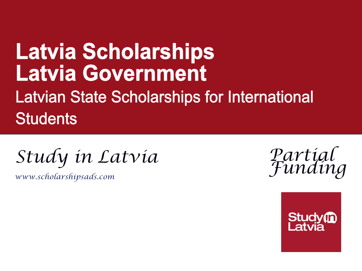 Latvian Government Scholarship 2026, Latvia (Study in Europe)