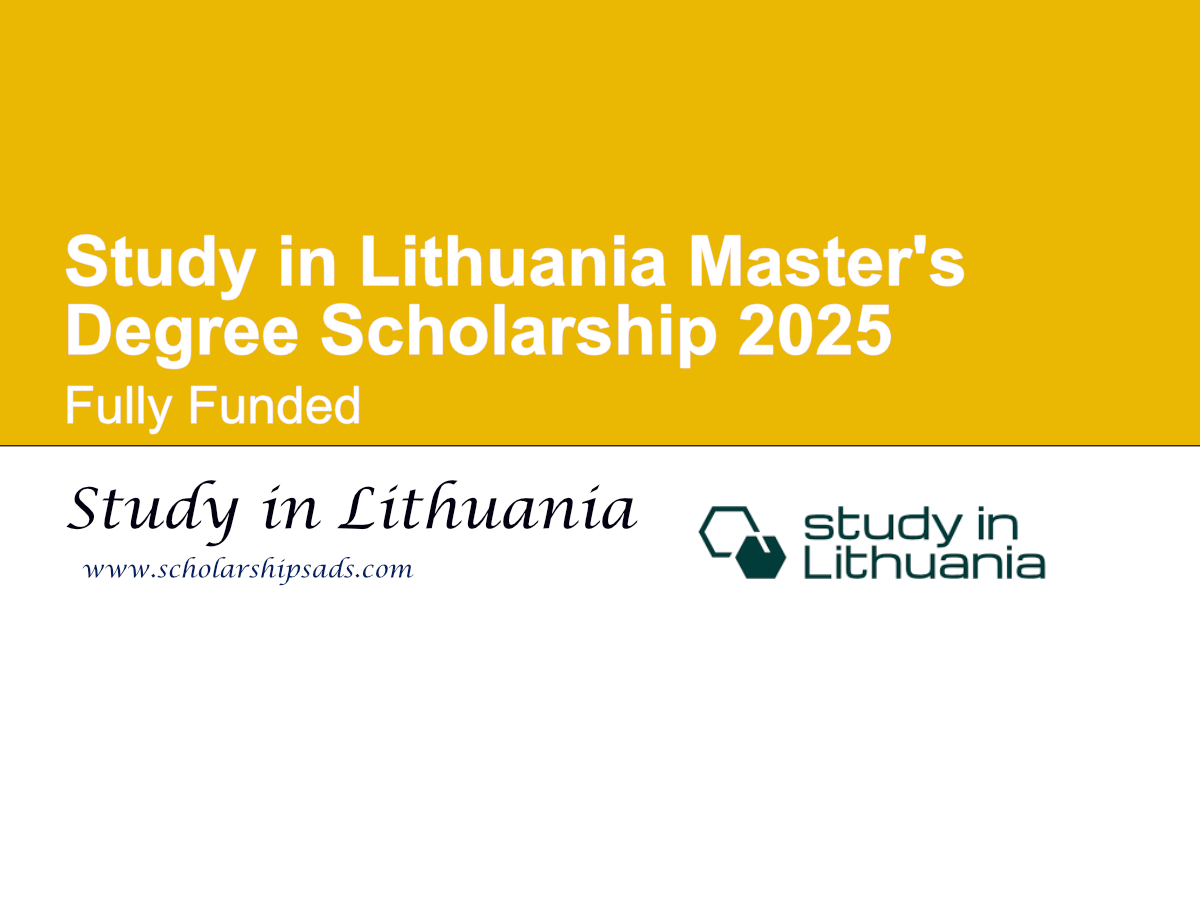 Study in Lithuania Master's Degree Scholarship 2025 (Fully Funded)