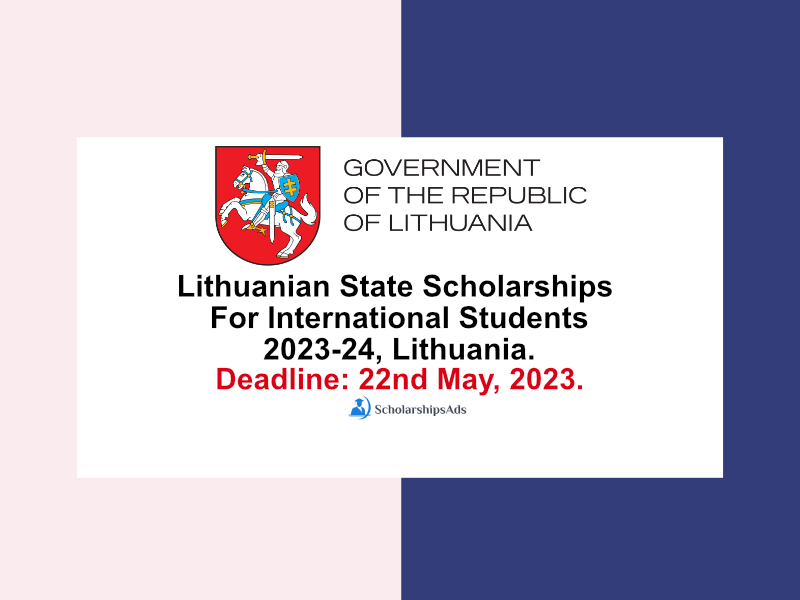  Lithuanian State Scholarships. 