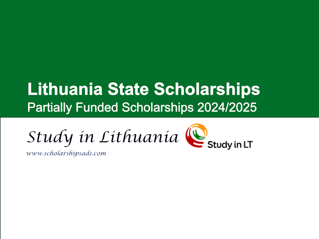  Lithuania State Scholarships. 