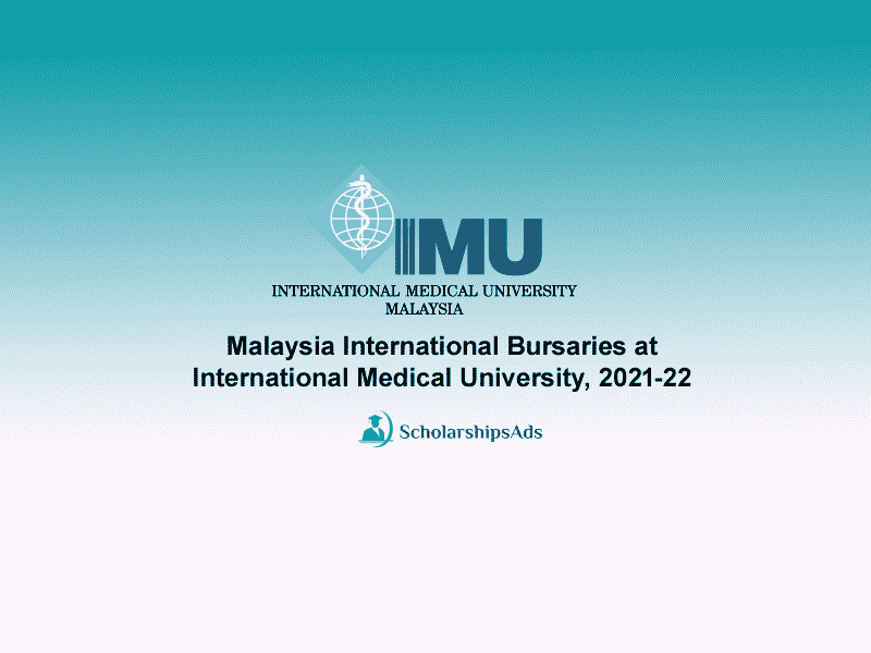  Malaysia International Bursaries at International Medical University, 2021-22 