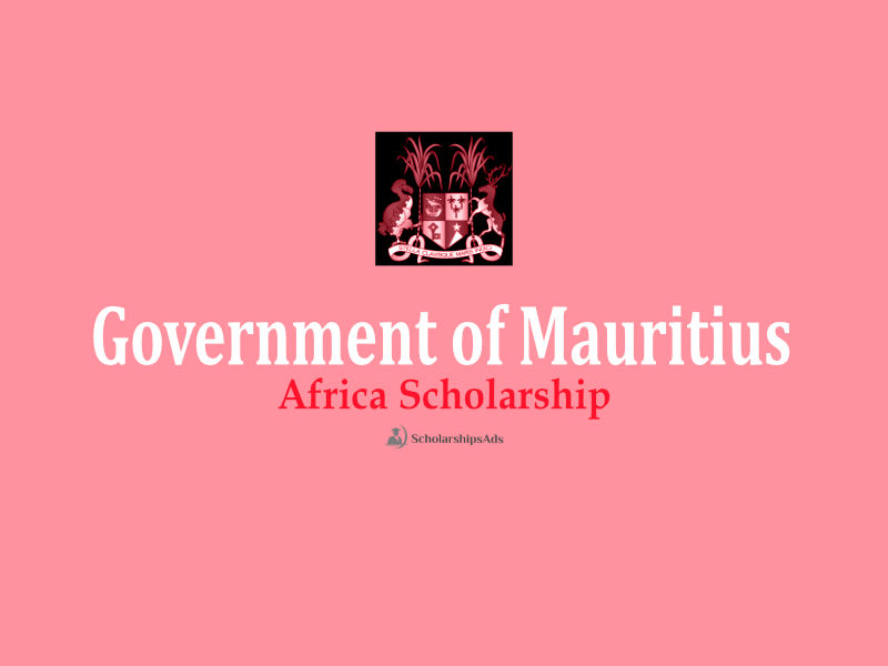  Mauritius Government funded Africa Scholarships. 