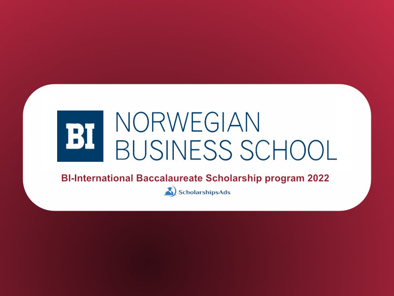 BI-International Baccalaureate Scholarship program Norway 2022