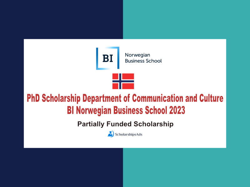PhD Scholarship Department of Communication and Culture, BI Norwegian Business School 2023