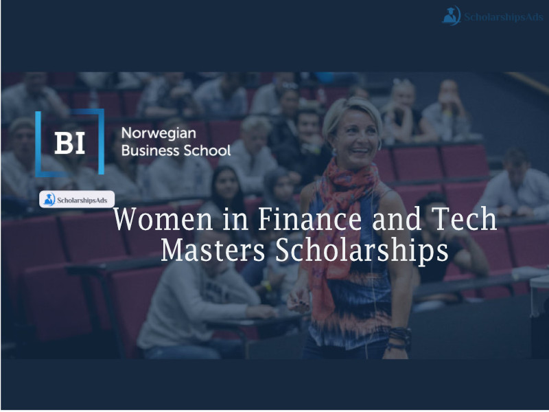  Women in Finance and Tech Masters Scholarships. 