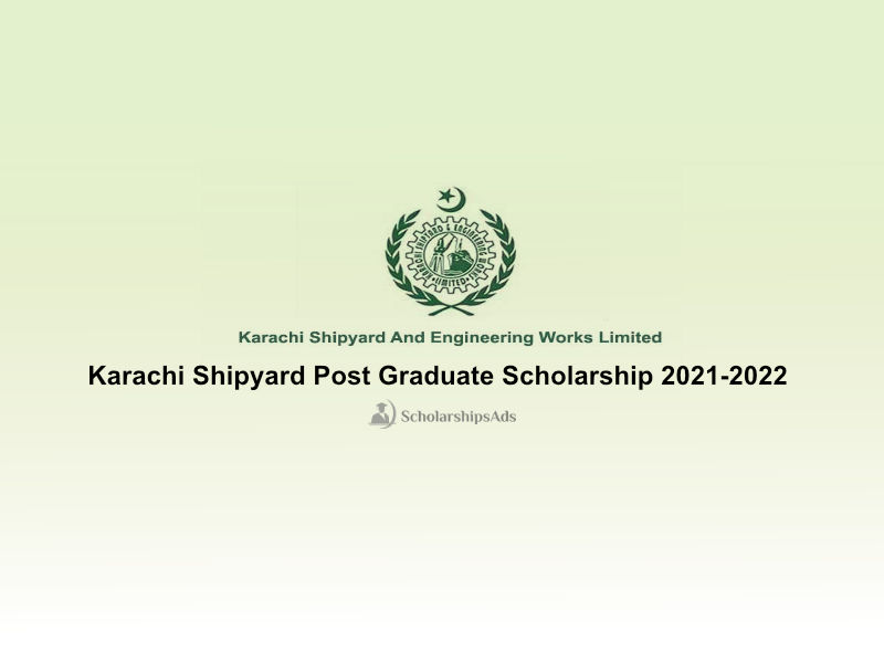 Karachi Shipyard Post Graduate Scholarship 2021-2022