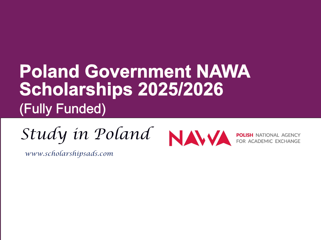 Poland Government NAWA Scholarships.