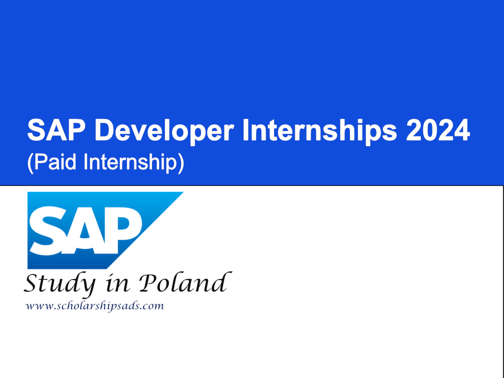 SAP Developer Internships 2024 in Poland (Paid Internship)