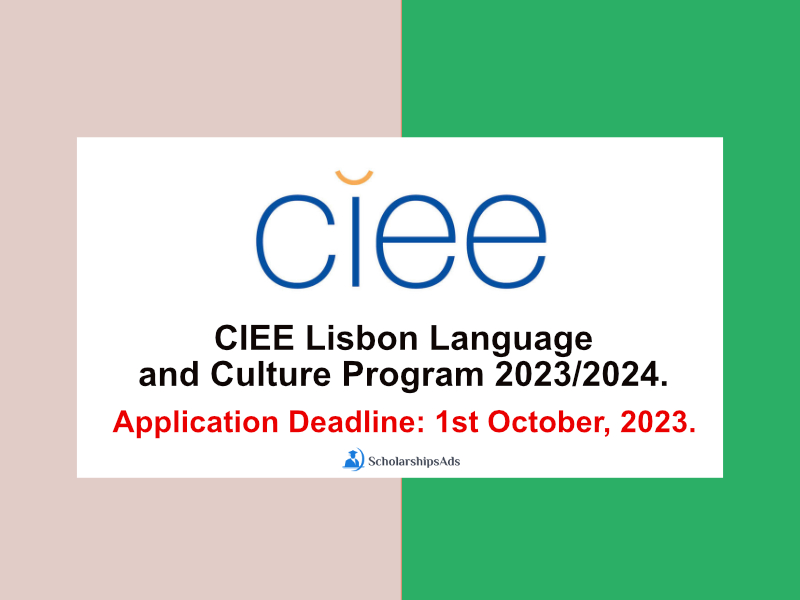  CIEE Language and Culture Study Program 2023/24 Lisbon, Portugal. 