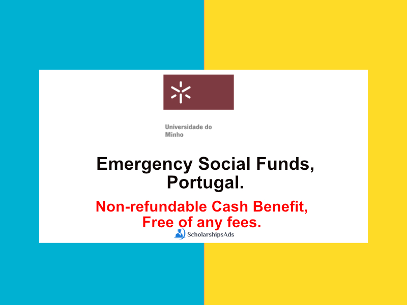 Emergency Social Funds by University of Minho, Portugal.