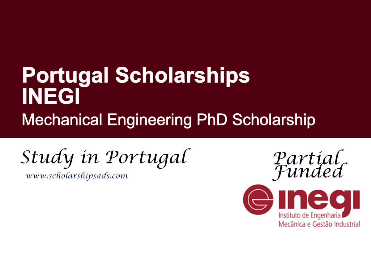 INEGI Mechanical Engineering PhD Scholarship 2026, Portugal