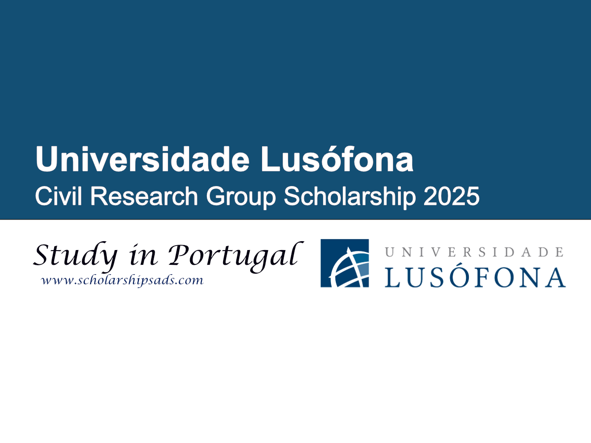 Universidade Lusófona Portugal Civil Research Group Scholarship 2025
