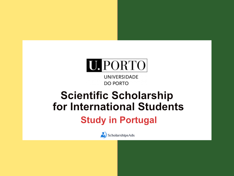  University of Porto Scientific Scholarships. 