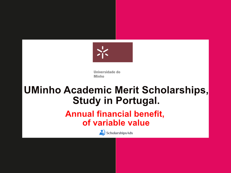 Partially Funded Academic Merit Scholarships, University of Minho, Study in Portugal.