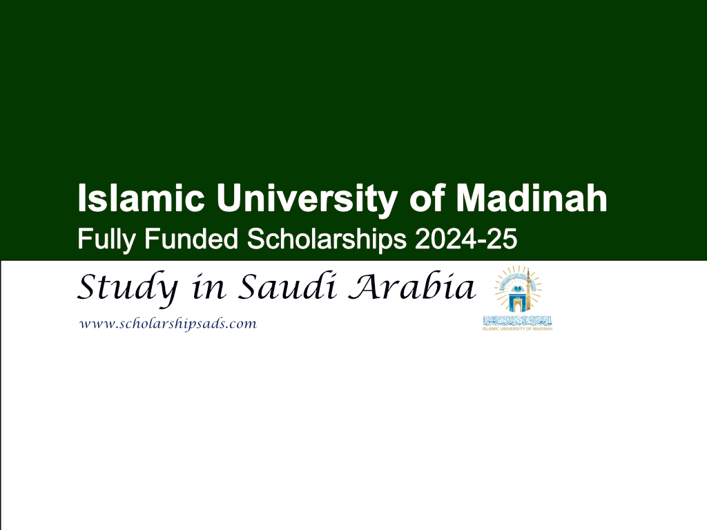  Islamic University of Madinah Scholarships. 
