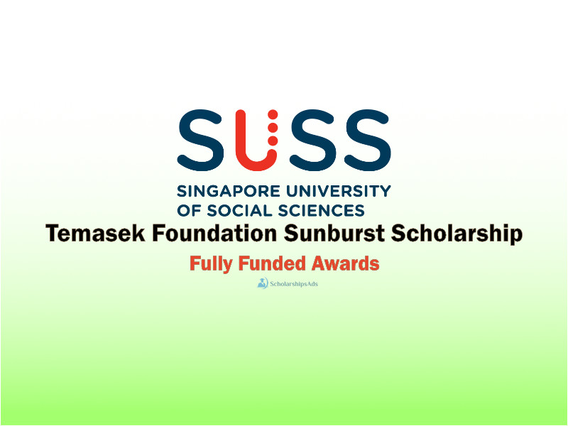  SUSS Temasek Foundation Sunburst Scholarships. 