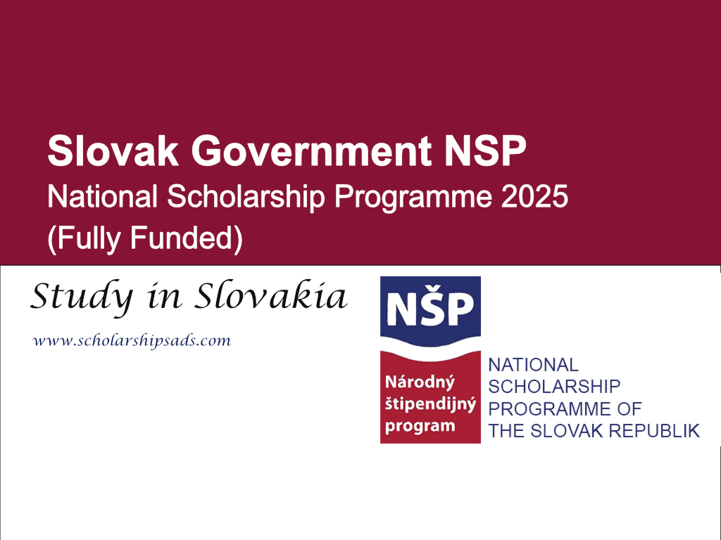 Slovak Government NSP Scholarships.