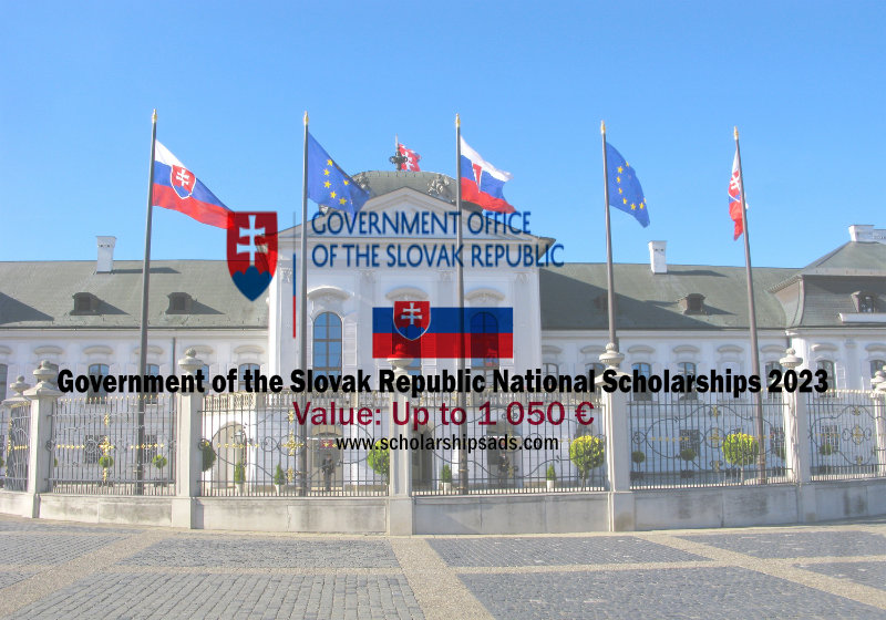 Government of the Slovak Republic National Scholarships 2023