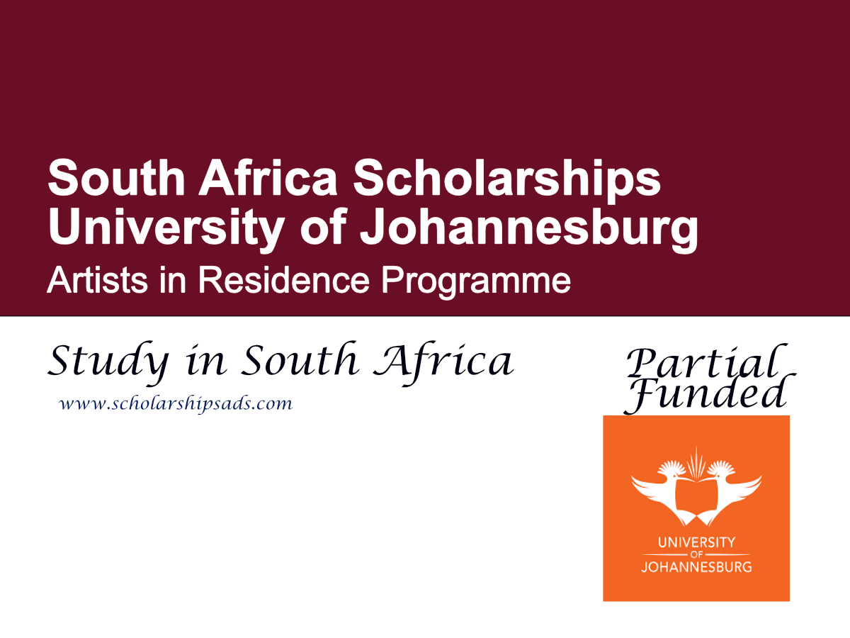 University of Johannesburg Artists in Residence Programme 2027, South Africa